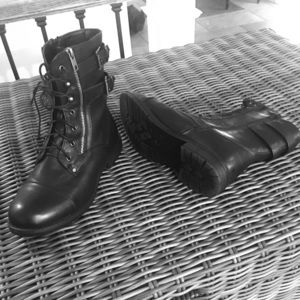 Combat style boot...never worn